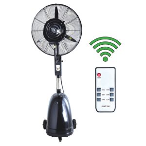 Samostojeći ventilator sa posudom za vodu i daljinskim upravljačem